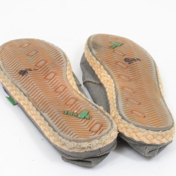 Sanuk Espadrille Embroidery Boho Beach Summer Flat Slip-on Women's 10 - Picture 7 of 9
